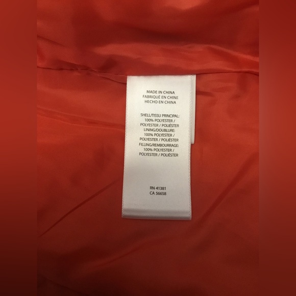 Ralph Lauren Orange Quilted Puffer Jacket - Picture 6 of 15